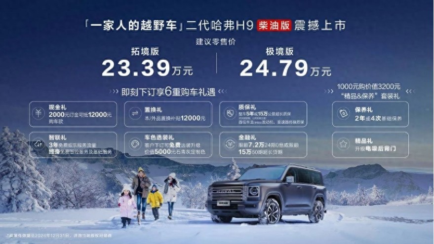 為了對抗比亞迪,長城都給哈弗H9上柴油發(fā)動機了