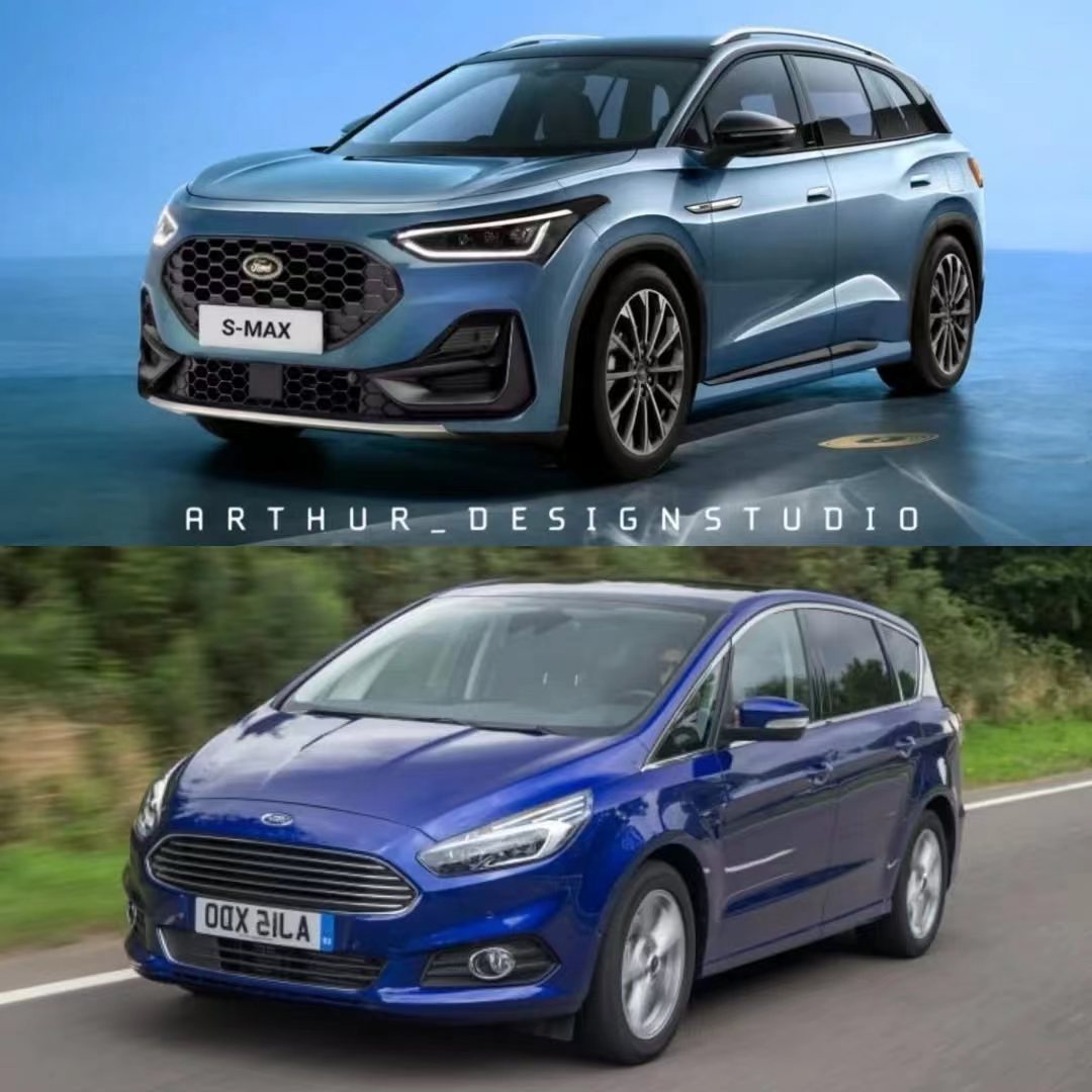 全新一代福特S-MAX曝光 配2.5L混動系統(tǒng) 定位中型MPV