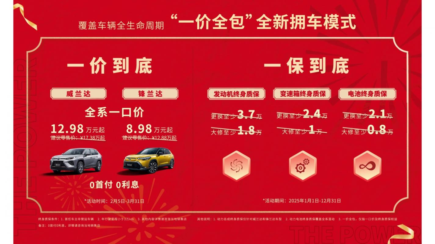 逆戰(zhàn)價(jià)格內(nèi)卷!廣汽豐田鋒蘭達(dá)用”品質(zhì)鐵律”重塑行業(yè)價(jià)值標(biāo)桿