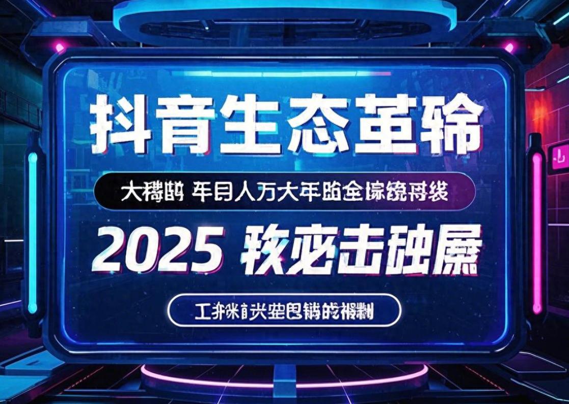 抖音生態(tài)革命:2025普通人逆襲的5大隱秘金礦與破局指南