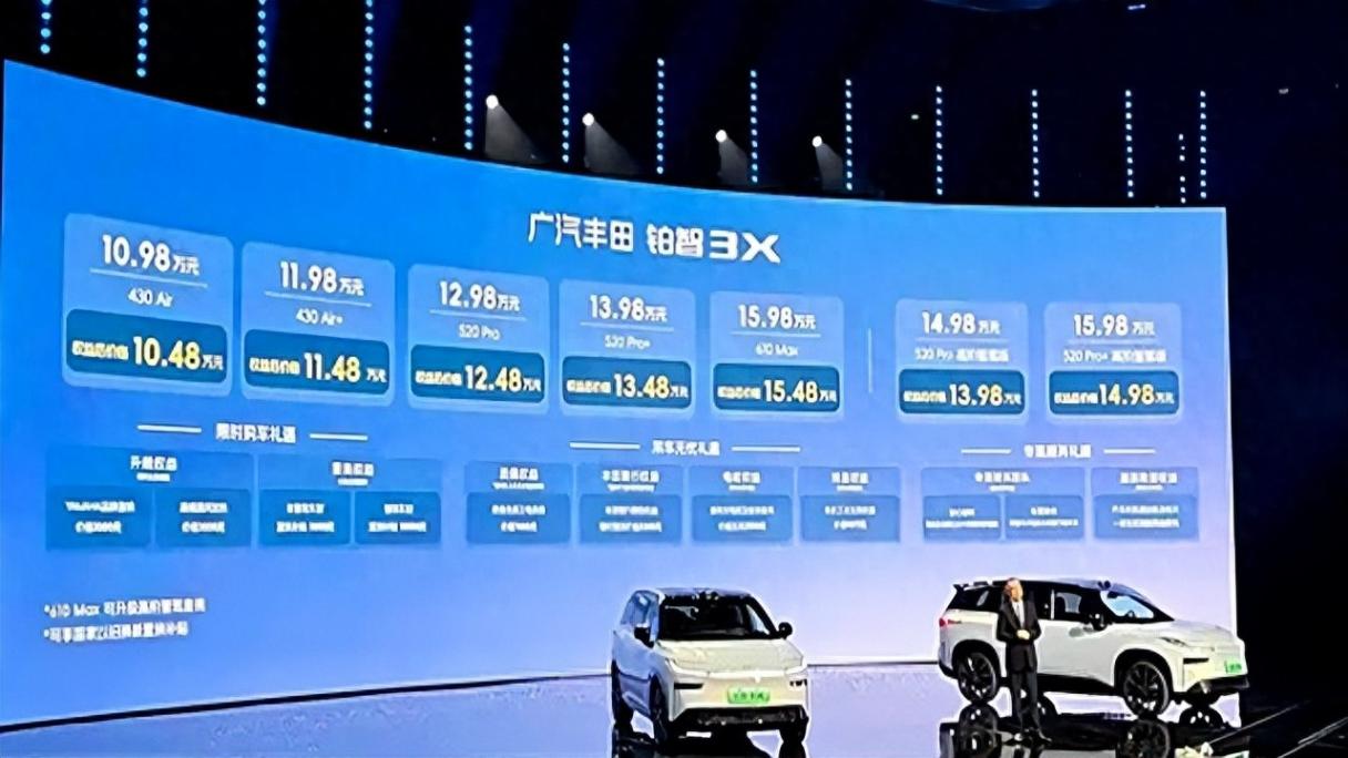 廣汽豐田鉑智3X正式上市,權(quán)益價(jià)10.49萬(wàn)起,智駕是看點(diǎn)